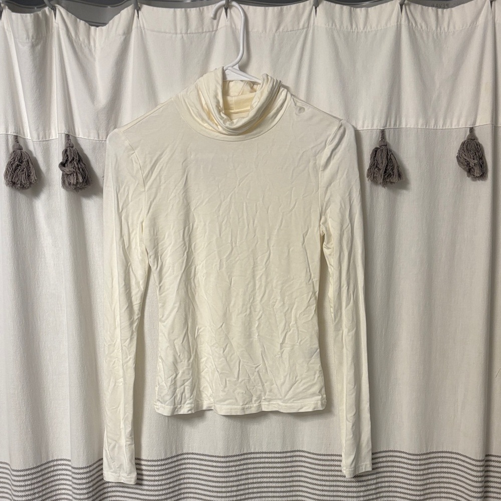 SHEIN Cream Long Sleeve Top